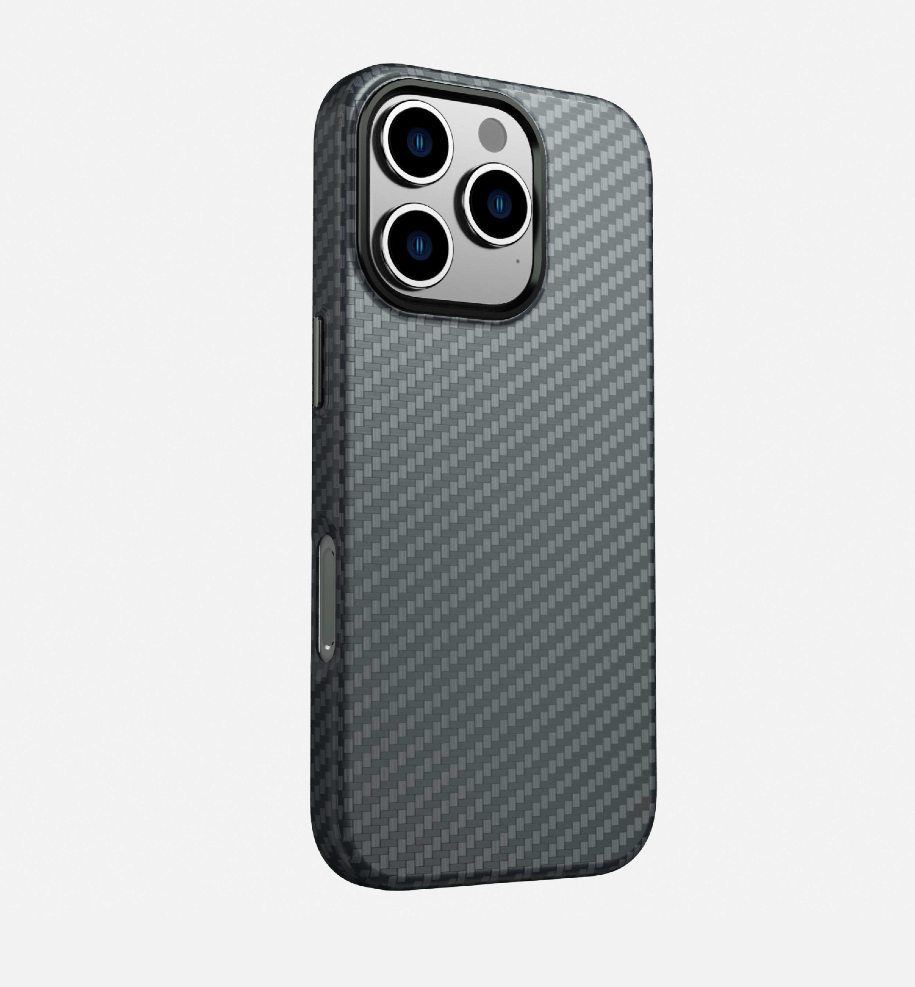 Swissten iPhone 16 Carbon MagStick Shell Case Black