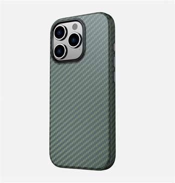 Swissten iPhone 16 Carbon MagStick Shell Case Green