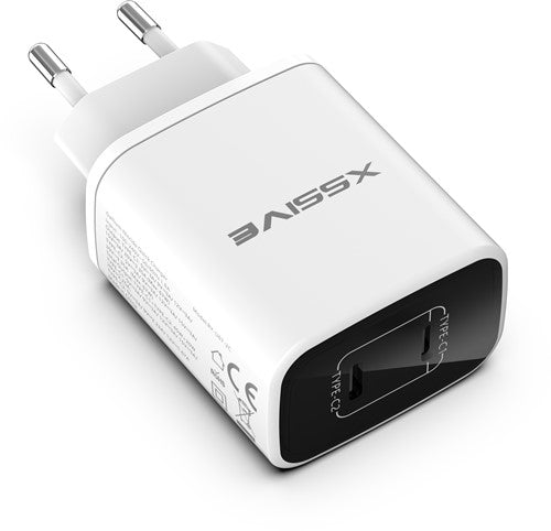 Dual USB-C Adapter GaN 67W PD Quick Charger